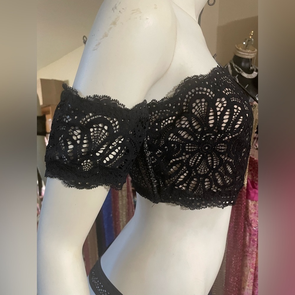 Victoria Secret Dream Angels Bralette Bra & Panty Sexy Off the Shoulders Bra 🆕 - Picture 2 of 12